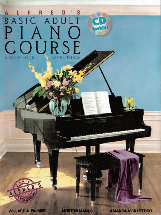 Alfred's Basic Adult Piano Course: Lesson Book 3 Bk-CD