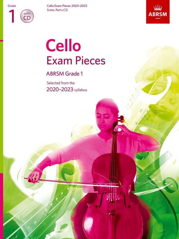 ABRSM Cello 2020-23 Grade 1 Cello/Piano/CD