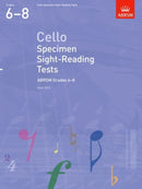 ABRSM Cello Specimen Sight-Reading Tests Gr 6-8
