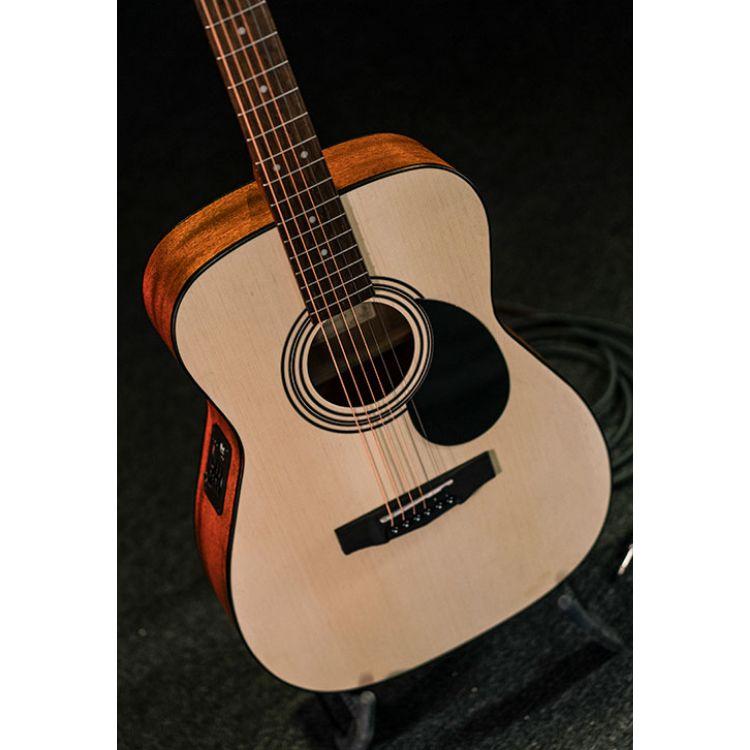 Cort AF510E Acoustic-Electric Folk Guitar, Natural