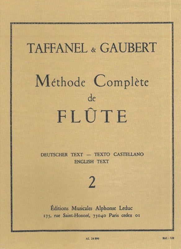 Taffanel & Gaubert: Complete Method For Flute Volume 2