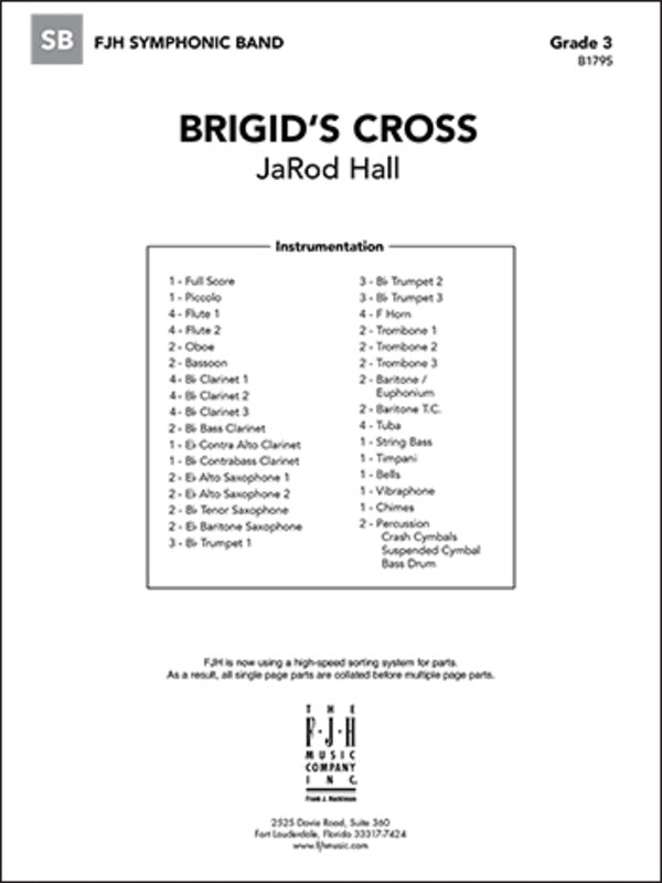 Brigid's Cross - arr. JaRod Hall (Grade 3)