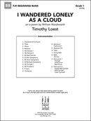 I Wandered Lonely as a Cloud - arr. Timothy Loest (Concert Band Grade 1)