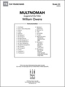 Multnomah (Legend of the Falls) - arr. William Owens (Concert Band Grade 2.5)
