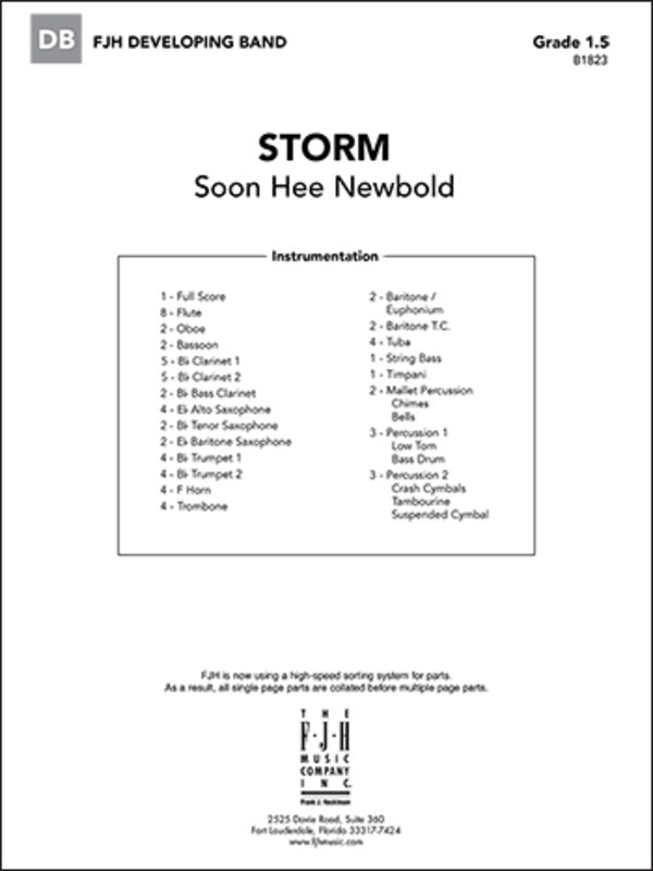 Storm - arr. Soon Hee Newbold (Grade 1.5)