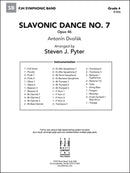 Slavonic Dance No. 7 Op. 46 (Dvorak) - arr. Steven J. Pyter (Concert Band Grade 4)