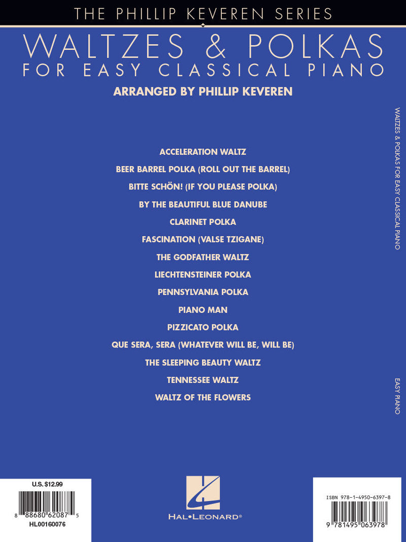 Waltzes & Polkas for Easy Piano arr. Phillip Keveren