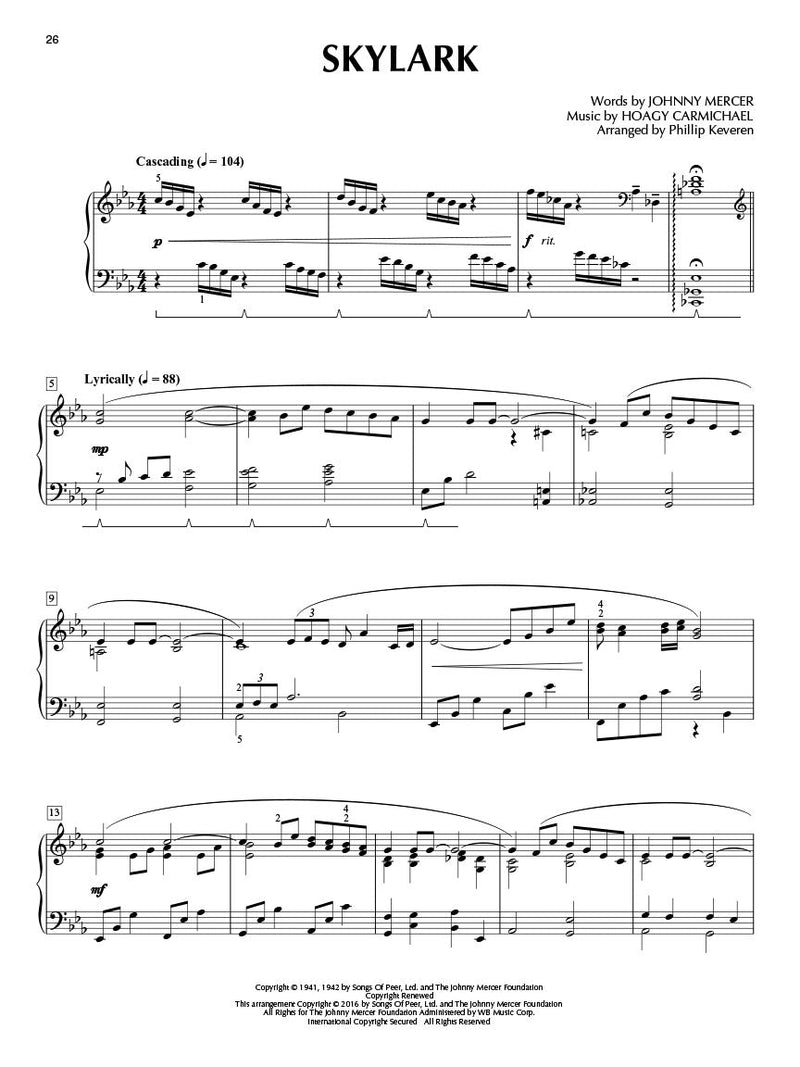 The Great American Songbook for Solo Piano arr. Phillip Keveren