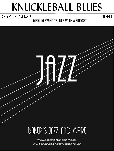 Knuckleball Blues - arr. Paul Baker (Jazz Ensemble Grade 3)