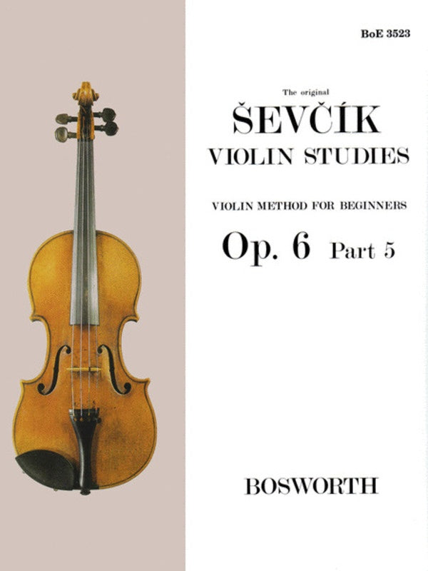 Ševčík: Violin Studies Op. 6 Part 5
