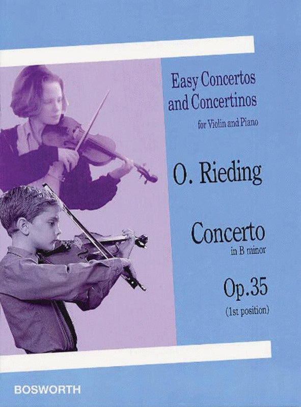 Rieding: Concerto in B minor Op. 35 for Violin and Piano