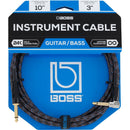 BOSS Instrument Cable, Straight to Right-Angle