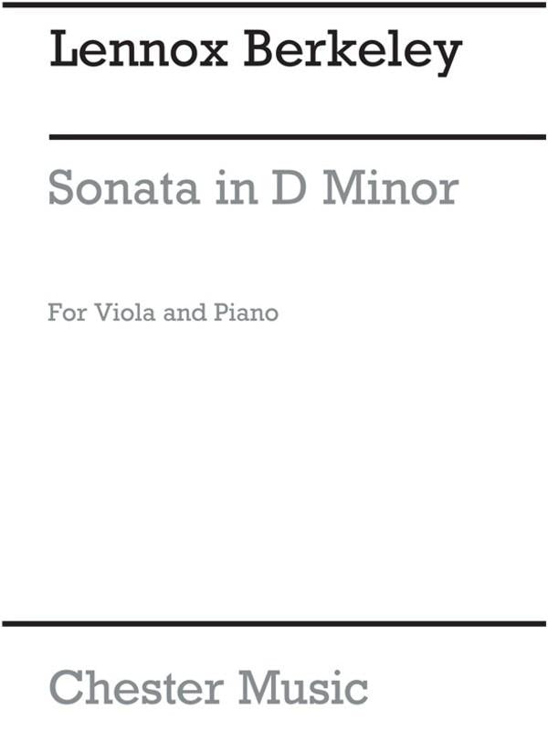 Berkeley: Sonata in D Minor for Viola and Piano
