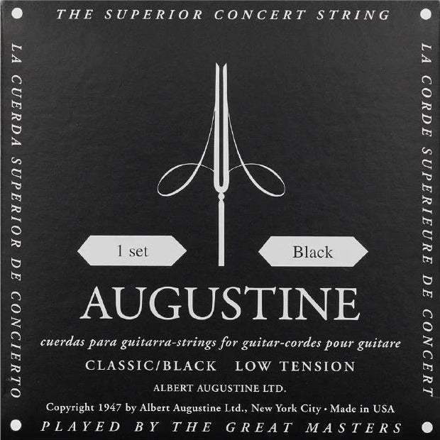 Augustine Classic / Black Low Tension Classical Guitar Strings