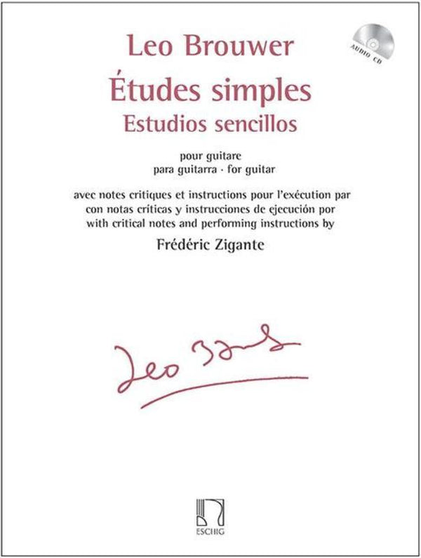 Brouwer: Etudes simples for Guitar