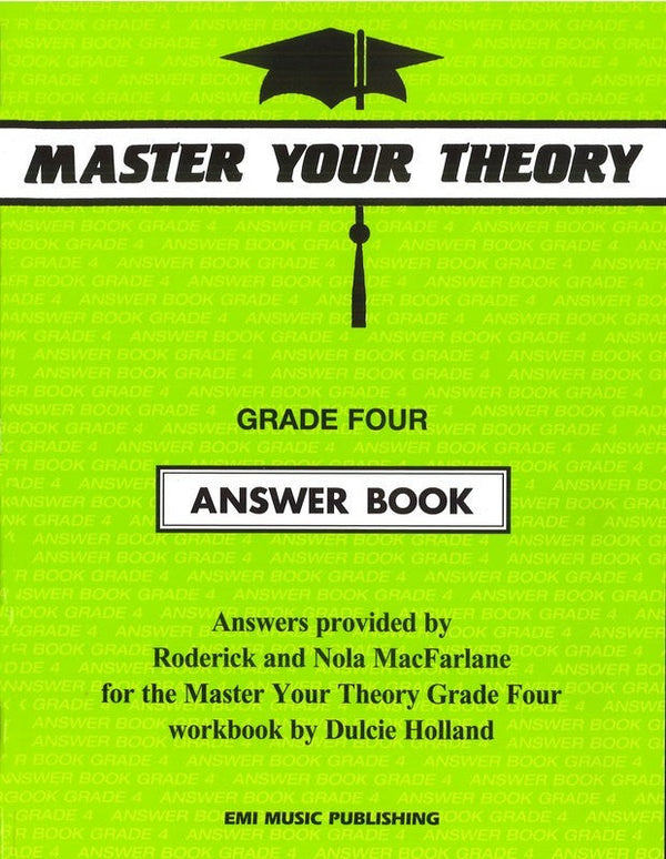 Master Your Theory Grade Four Answer Book