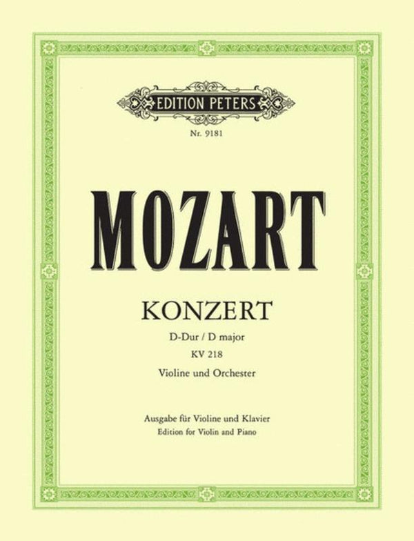 Mozart: Concerto No. 4 in D Major (K218)