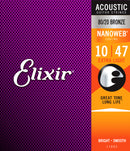 Elixir Nanoweb 80/20 Acoustic Guitar Strings