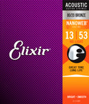 Elixir Nanoweb 80/20 Acoustic Guitar Strings