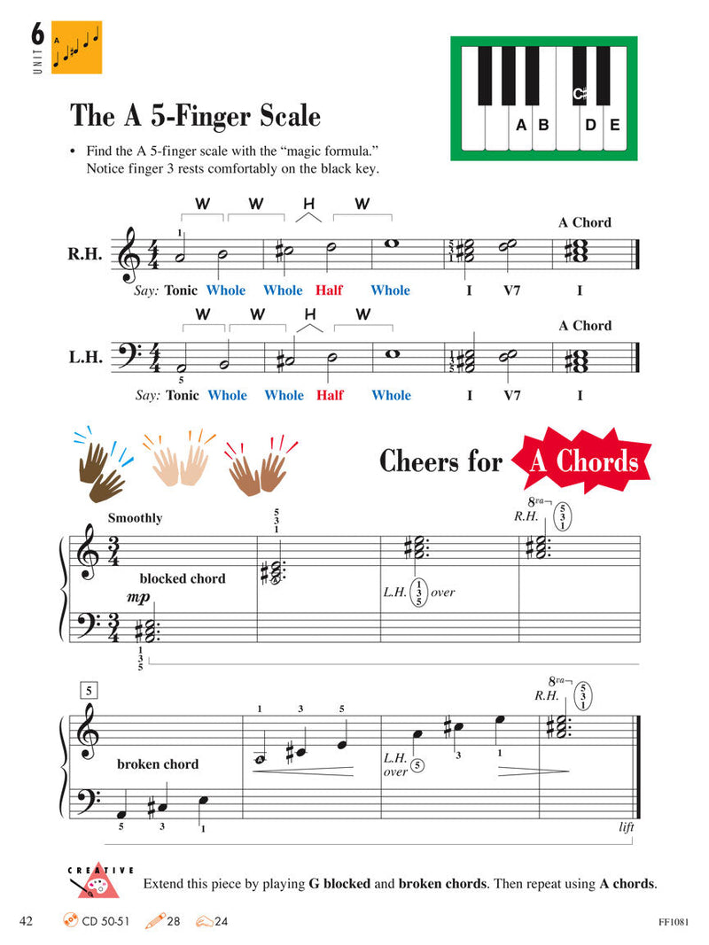 Piano Adventures Level 2A, Lesson Book