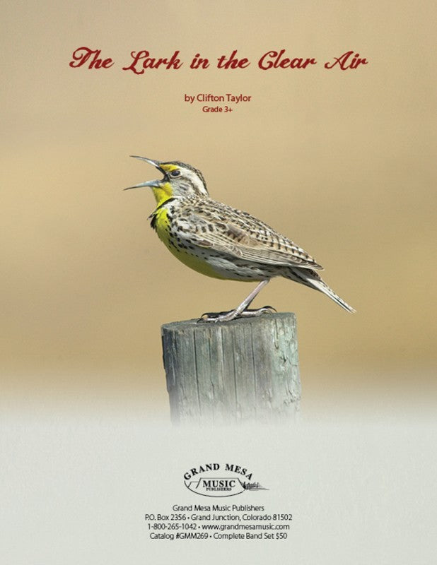 The Lark in the Clear Air - arr. Clifton Taylor (Grade 3+)