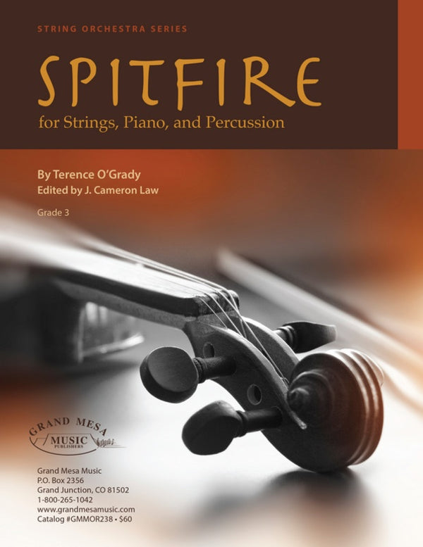 Spitfire for Strings, Piano and Percussion - arr. Terrence O'Grady (Grade 3)