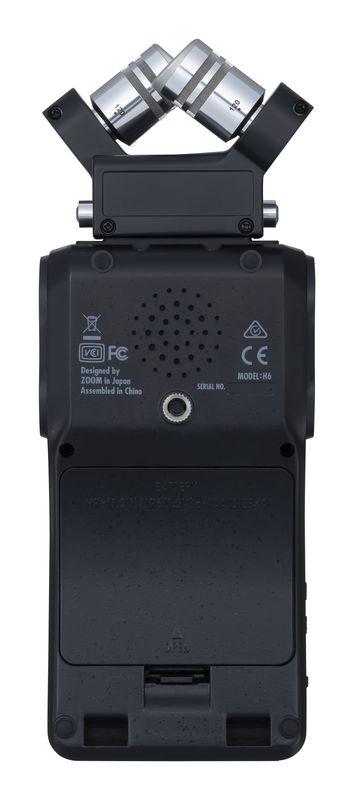 Zoom H6 Black Multi-Track Handy Recorder