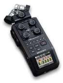 Zoom H6 Black Multi-Track Handy Recorder