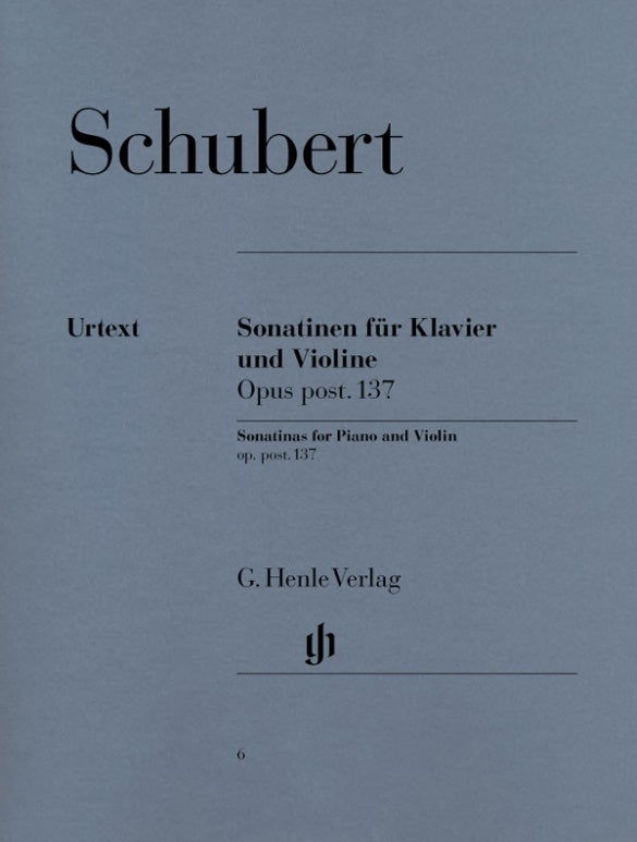 Schubert: Sonatinas for Piano & Violin Op 137