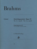 Brahms: String Quartets Op 51 Nos 1-2 Score & Parts