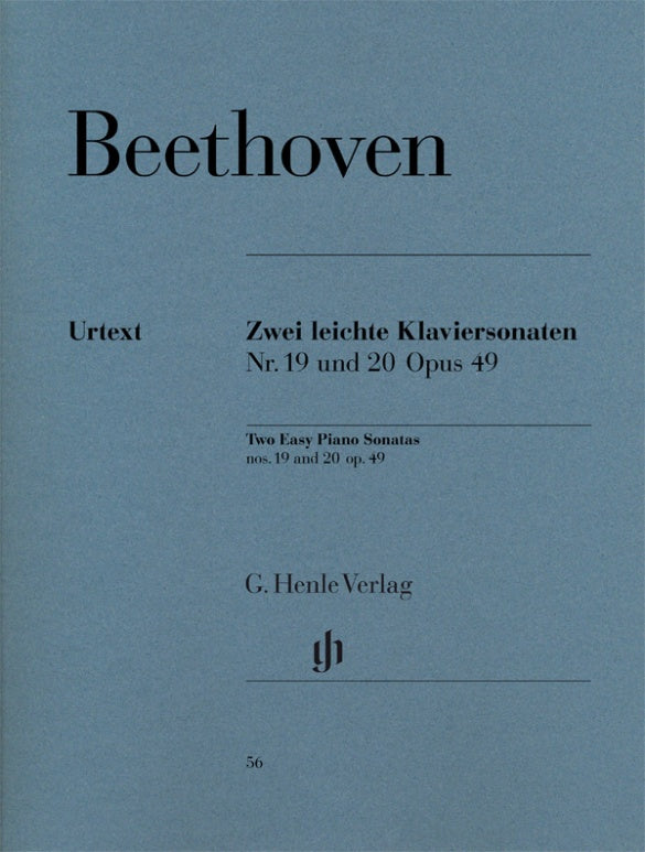 Beethoven: Two Easy Piano Sonatas Op 49 Nos 1-2