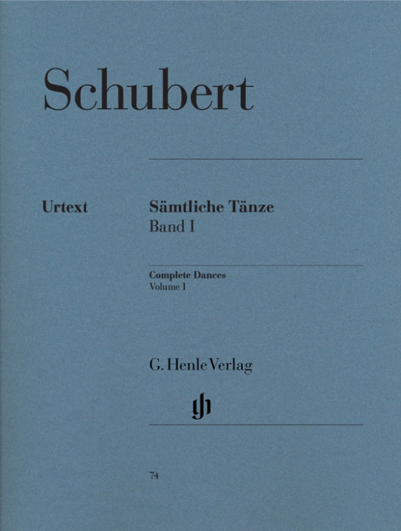 Schubert: Complete Dances Volume 1 Piano Solo