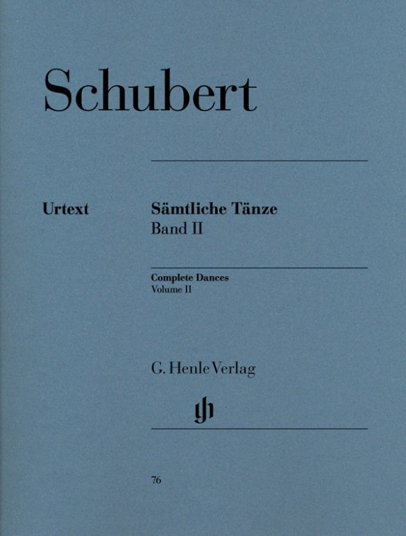 Schubert: Complete Dances Volume 2 Piano Solo