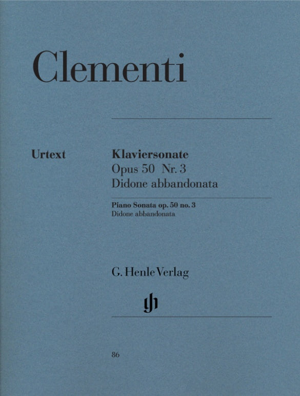 Clementi: Sonata Didone Abbandonata Op 50 No 3 Piano