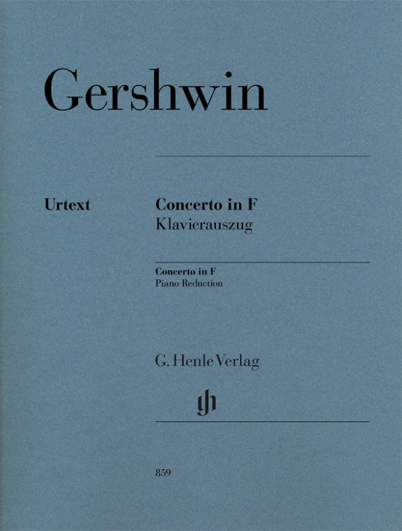 Gershwin: Gershwin Concerto In F - Piano Reduction