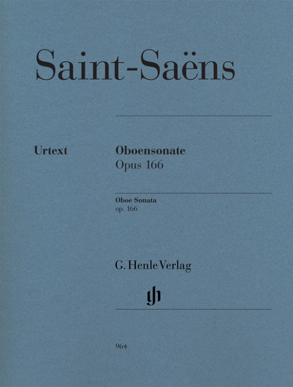 Saint-Saëns: Oboe Sonata Op 166 for Oboe & Piano