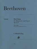 Beethoven: Three Duos for Clarinet & Bassoon WoO 27