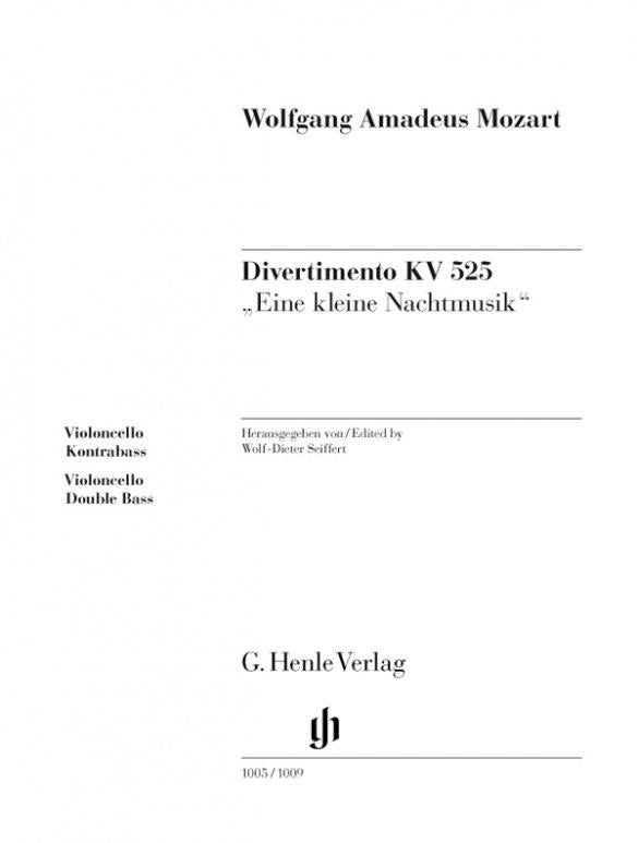 Mozart: Divertimento "A Little Night Music" K. 525 for String Quartet