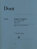 Dont: Études et Caprices for Violin Solo op. 35