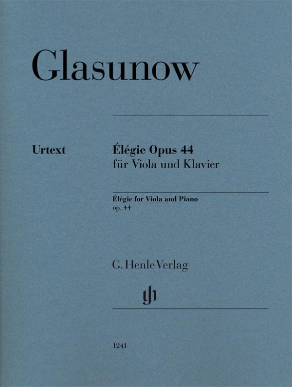 Glazunov: Elegie op. 44 for Viola & Piano
