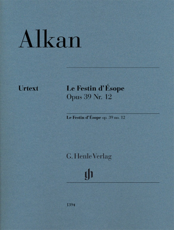 Alkan: Le Festin D'Esope Op 39 No 12 Piano Solo