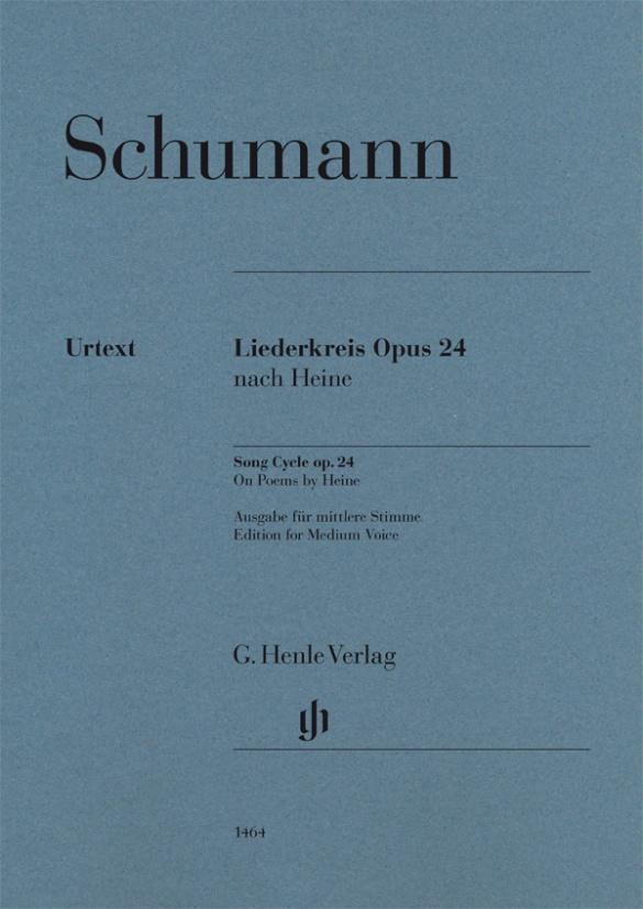 Schumann: Liederkreis (Song Cycle) Op. 24 for Medium Voice