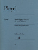 Pleyel: Six Duets “op. 23” for two Violins