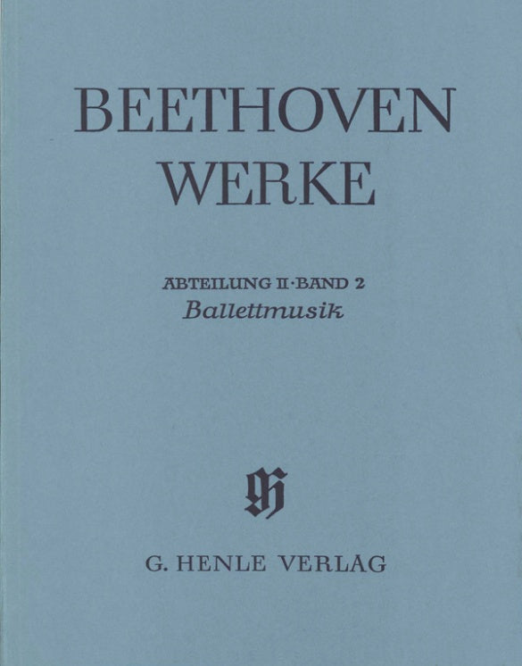 Beethoven: Ballet music Full Score Bound Edition