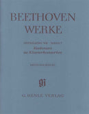 Beethoven: Cadenzas in the Piano Concertos Full Score