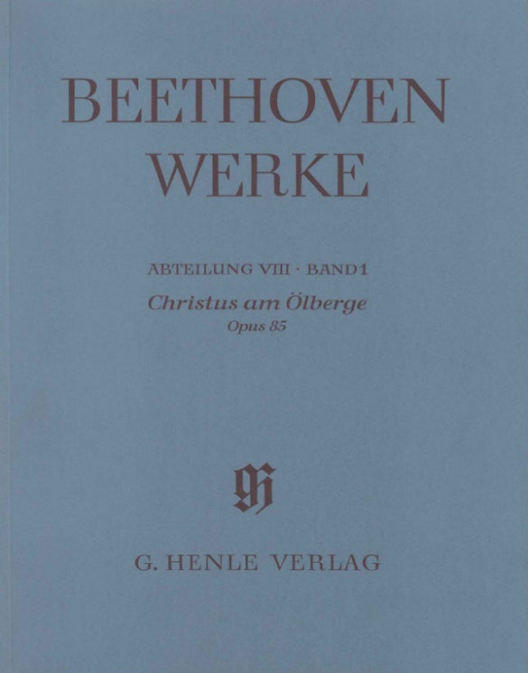 Beethoven: Christus am Olberge Op 85 Full Score