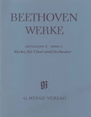 Beethoven: Choral Works with Orchestra Full Score