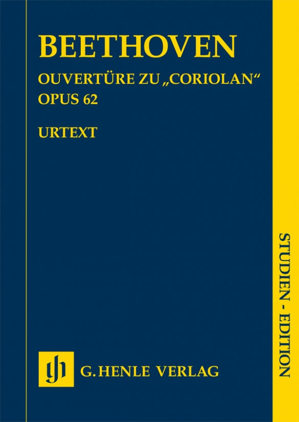 Beethoven: Coriolan Overture Op 62 Study Score