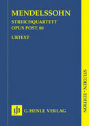 Mendelssohn: String Quartet in F Minor Op Post 80 Study Score