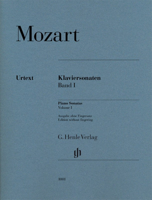 Mozart: Mozart Piano Sonatas Volume I (Without Fingering)